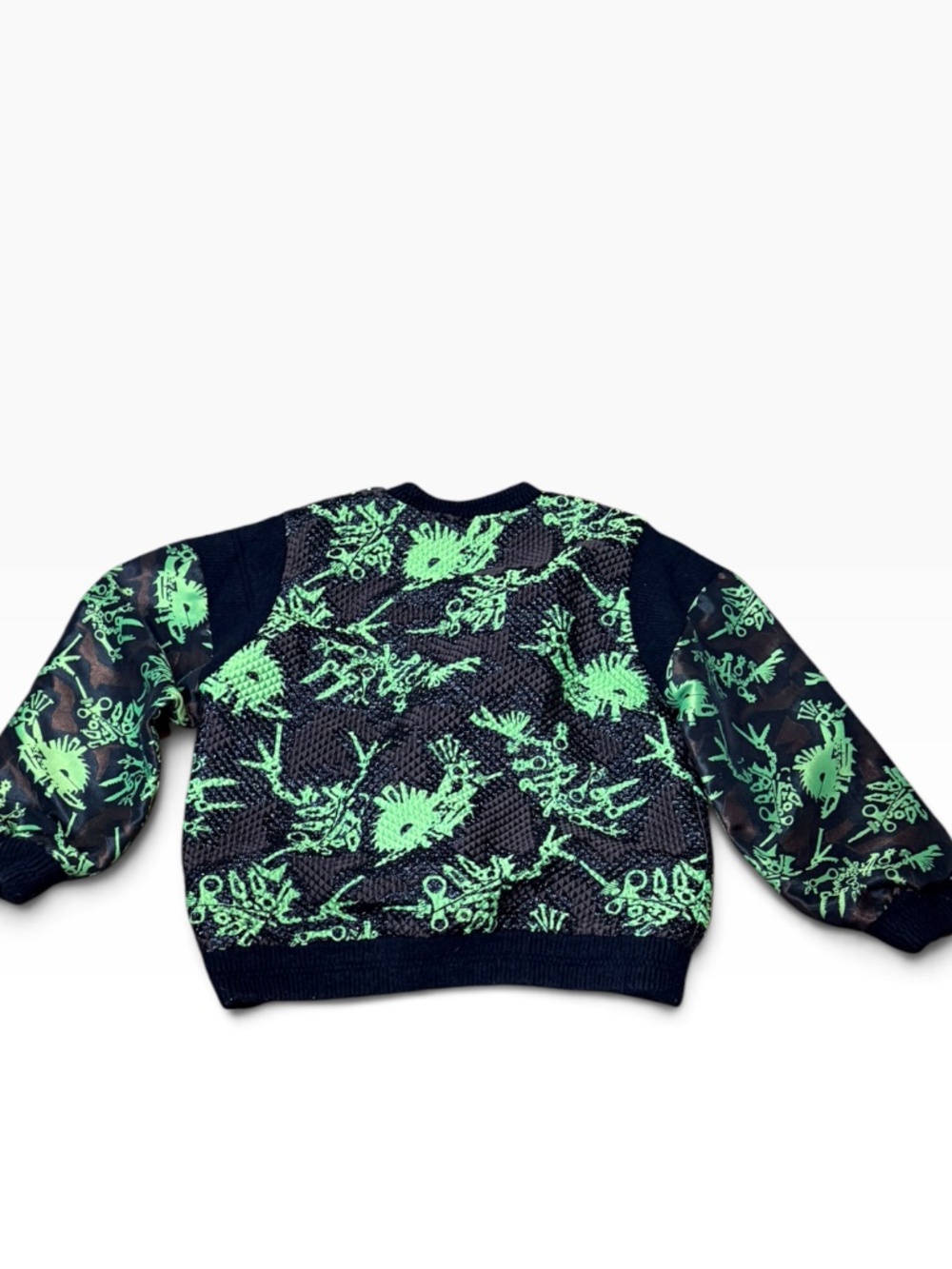 KENZO Paris Pullover Size 40 S M Women's Quilted Sweatshirt Top